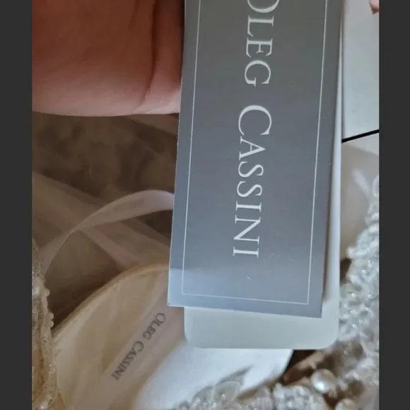 Oleg Cassini Wedding Dress with Pockets!